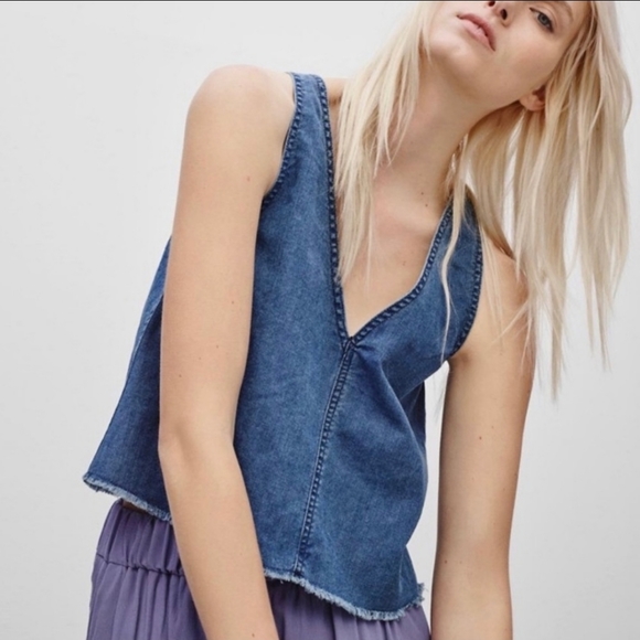 Aritzia Wilfred Free top, XXS, pink - Picture 1 of 4